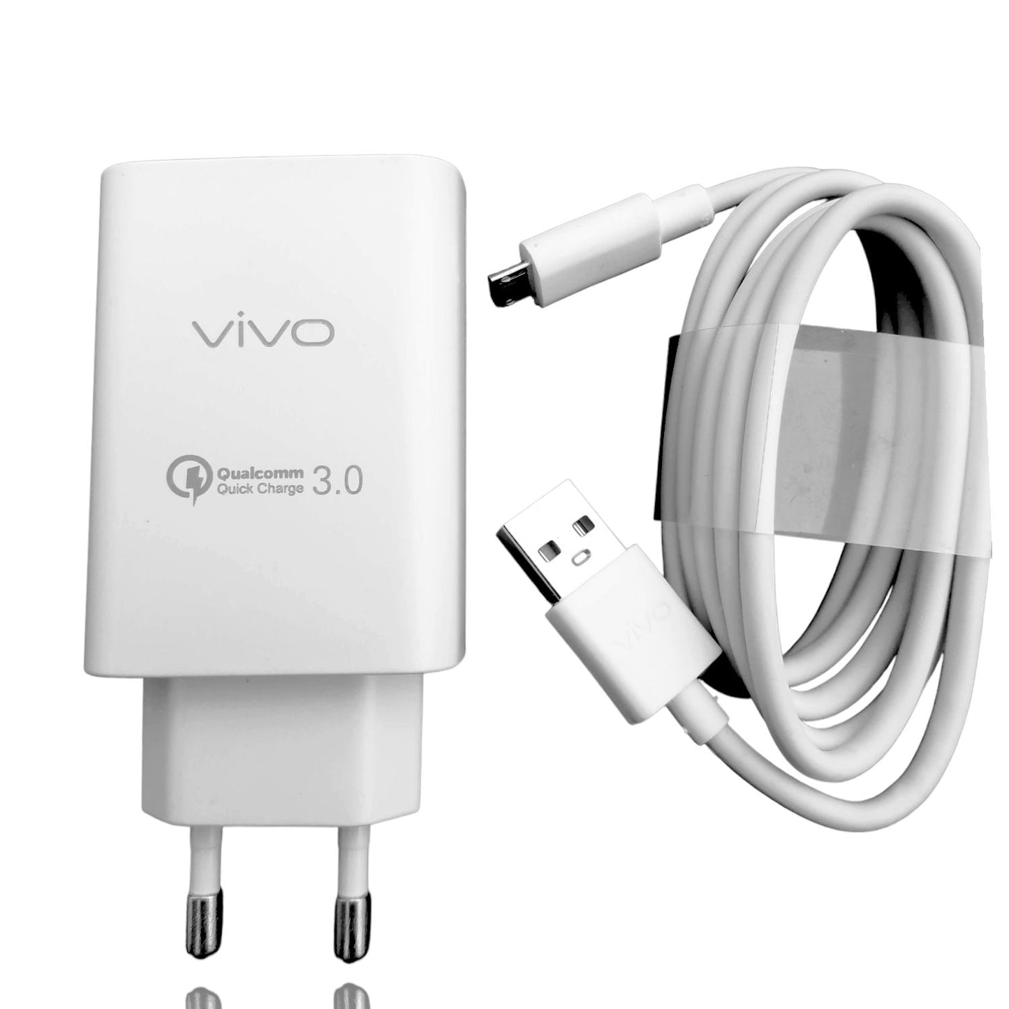 Vivo 30W Super Fast Charger with Type-C & Micro-USB - Quick Charge 4.0