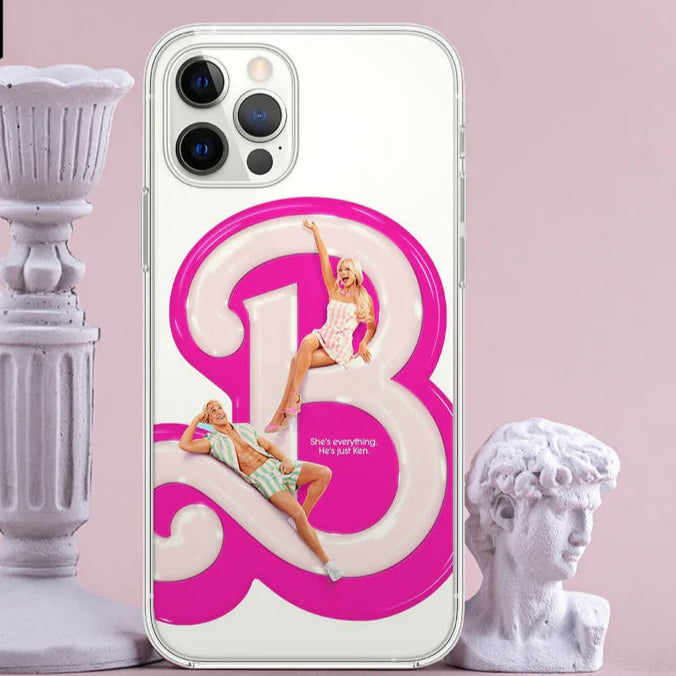 Customized Barbie Transparent Mobile Case